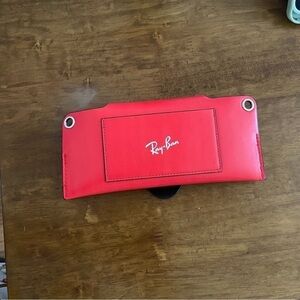 New ray ban red crossbody bag
